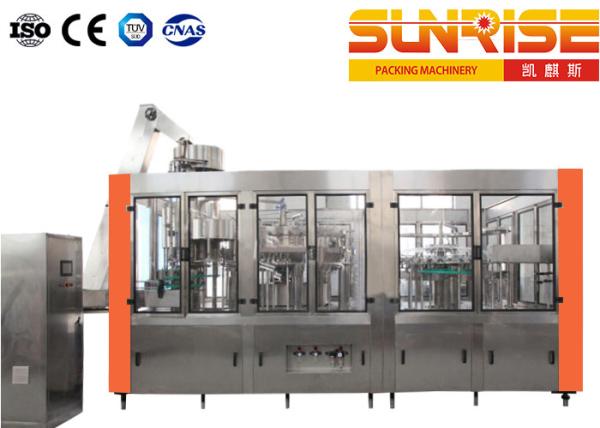 Máquina de enchimento da água de soda da garrafa do ANIMAL DE ESTIMAÇÃO, linha de produção carbonatada 24000bph da bebida