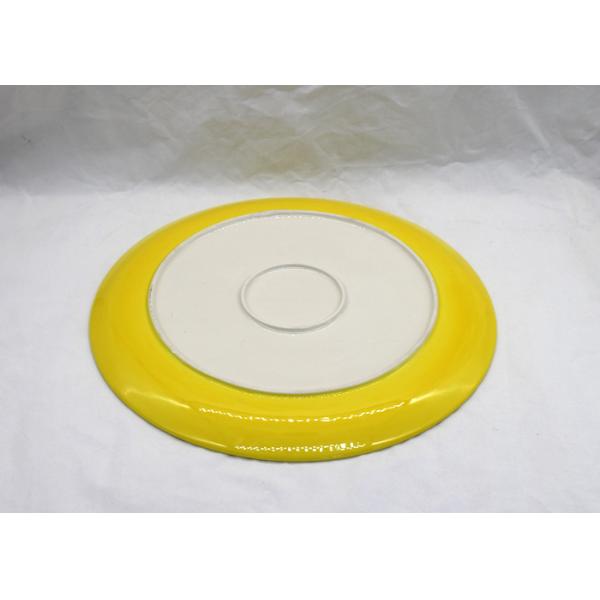 Lovely Ceramic Serving Platter Hand Painted Lemon Dinner Plates Dolomite For Children