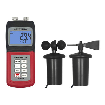 Non Destructive Testing Equipment Anemometer AM-4836C Maximum Value Data Hold Function