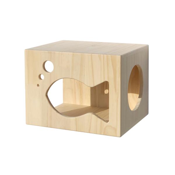 Cat Hammock with Two Removable Covers and Raised Wooden Frame Customized Logo Acceptable