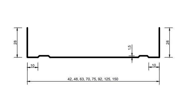 Rolo de aço claro do parafuso prisioneiro do fardo C que forma a máquina para o parafuso prisioneiro de aço, sarrafo do teto do telhado