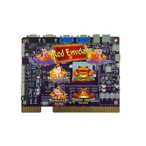 Multiple Skill Game Pcb Board  Red Envelope 4in1 For Arcade Machine