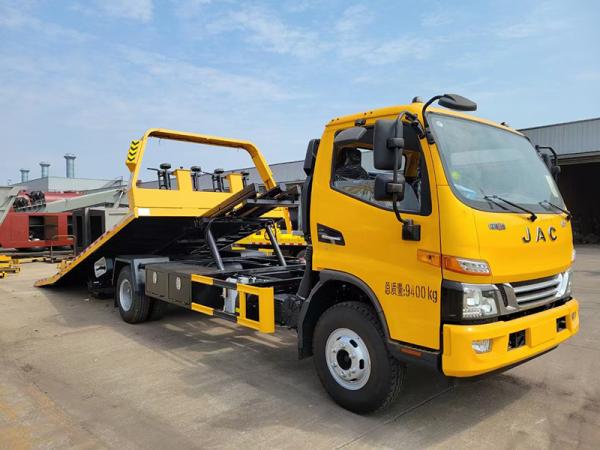 JAC 4x2 Towing Trucks Wrecker Truck Loading 8-ton Forklift Road-block Removal Truck