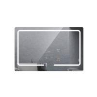 27 pouces LCD ont illuminé le miroir intelligent d'écran tactile imperméable pour la salle de bains