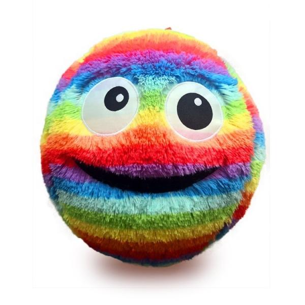 Unisex aceitável Custom Rainbow colorido inflável bola de pelúcia para personalização