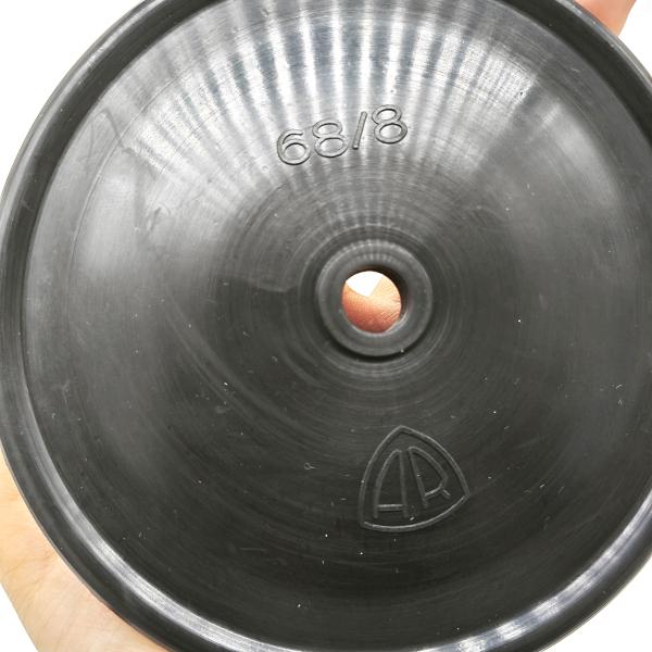 高品質の 68/8 モデル nbr または fkm ポンプ用水器用ゴム膜
