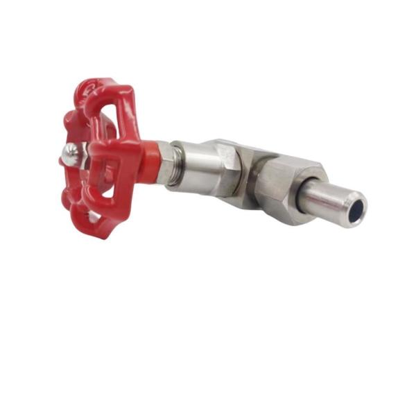 Industrial PTFE Stainless Needle Valve DN25 SS316 Straight Through Type at Affordable