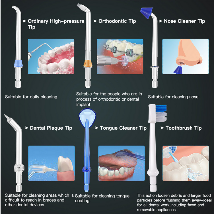 Водоустойчивое портативной машинки Flosser воды Electric перезаряжаемые для дома и перемещения