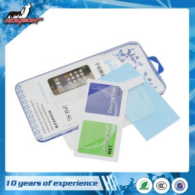For iPhone 5G Premium Tempered Glass Transparent Screen Protector