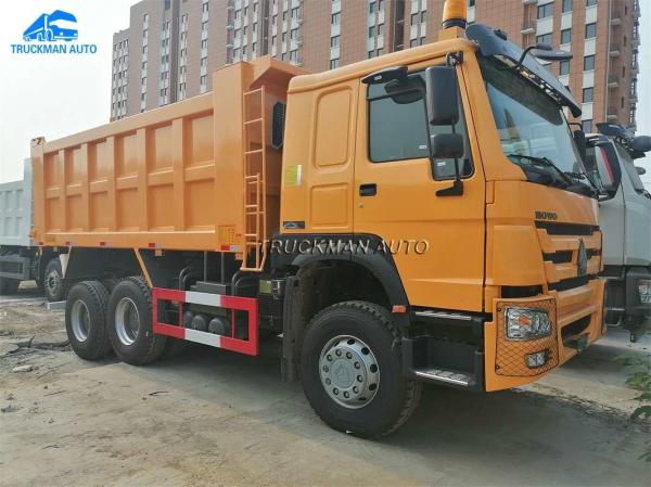 10 roda 371HP SINOTRUK HOWO 6x4 Tipper Truck Construction Work