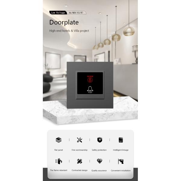 дисплей комнаты для гостей рамки плиты двери гостиницы 12В ДК Мулти материальный на открытом воздухе