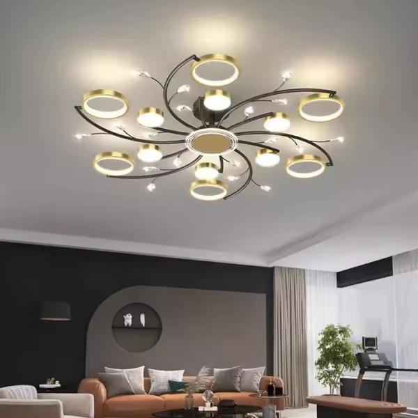 LED Surface Mount Ceiling Light Fixtures , Home Kitchen Indoor LED Crystal Ceiling Light