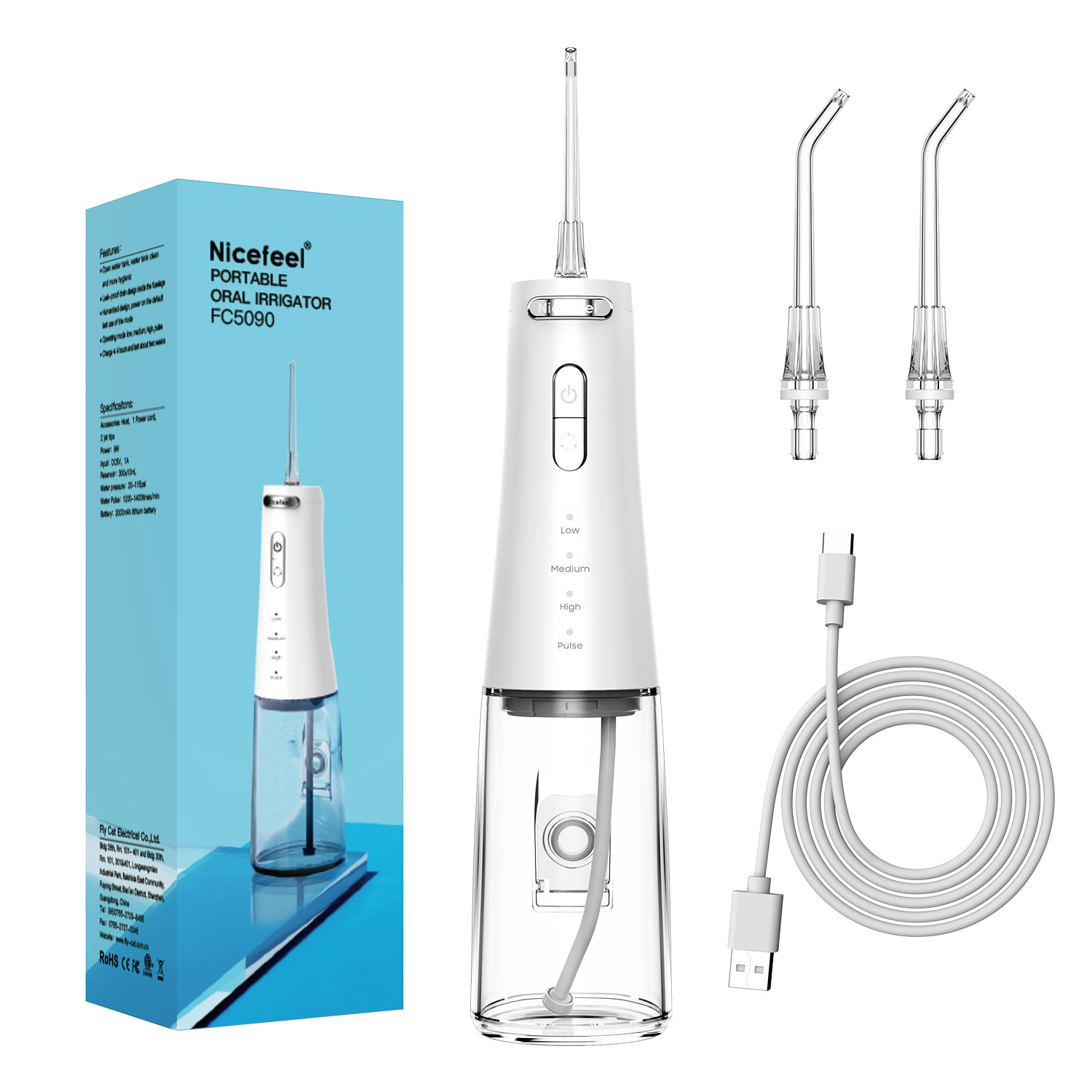 4 работая воды Countertop двигателя режимов 300ml чистка Flosser электрической устная