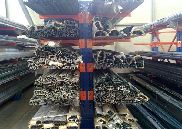 RAL 3000kgs/ Level Warehouse Storage Cantilever Rack Steel Q235