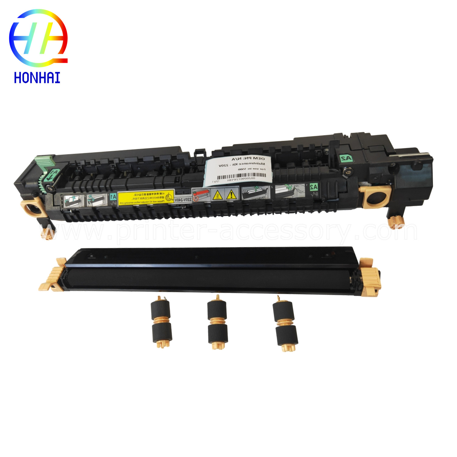 Комплект технического обслуживания Xerox Phaser 5550 для Xerox Phaser 5500 109R00732 220V Фьюзерный блок передачи роликов 15 кормовых роликов