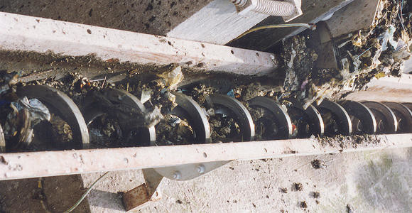 Solo transportador de correa del tornillo del eje para la planta de agua urbana