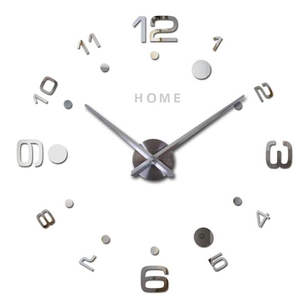 Decoration Unique Modern Wall Clocks 3D Acrylic Living Room Wall Art Clock