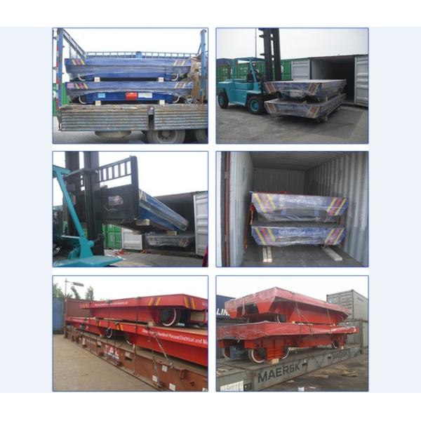 10 Ton Busbar Powered Bogie Heavy Duty Electrical Industrial Material Transfer Trolley For Sale