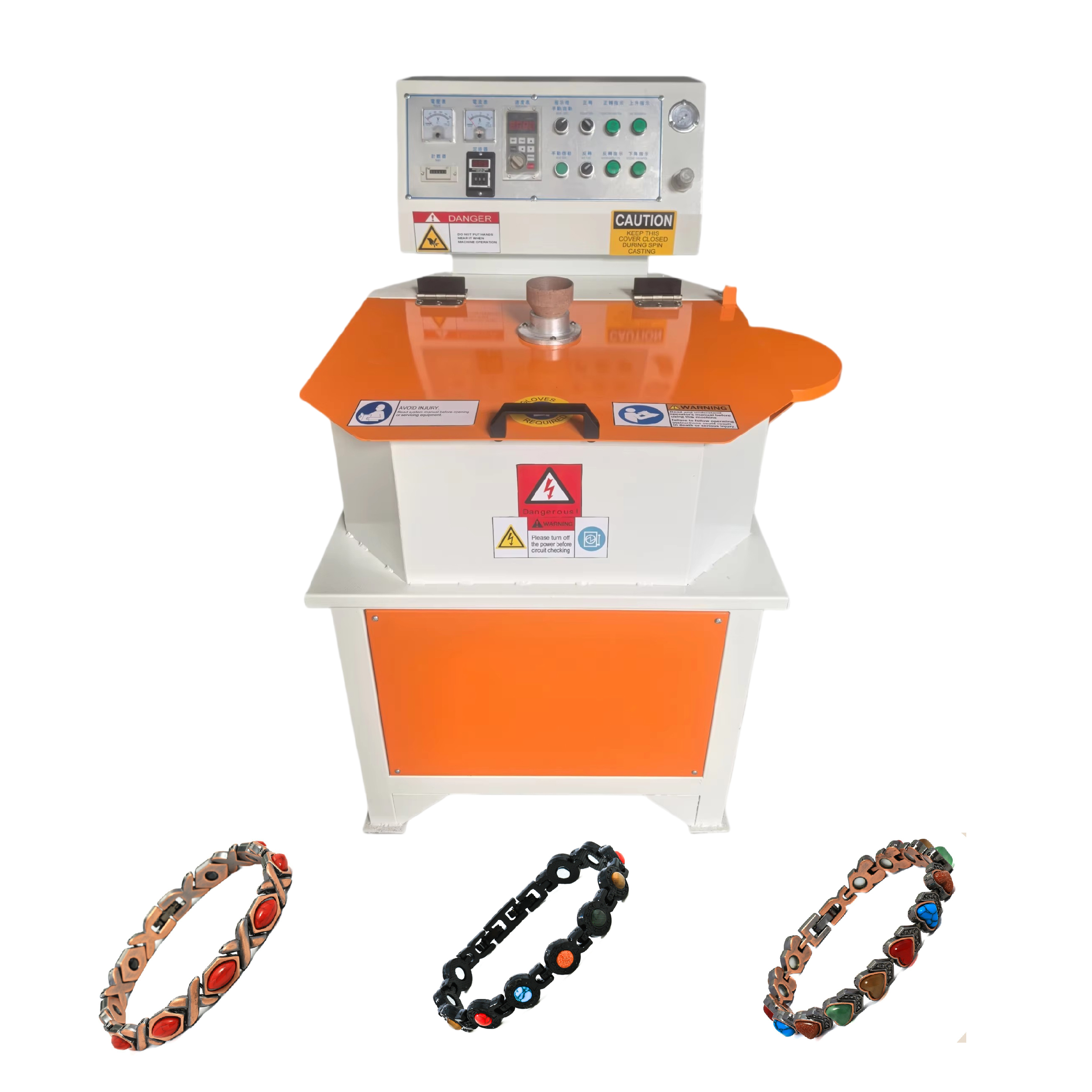 Retro Metal Necklace Spin Centrifugal Casting Machine Zinc Alloy for Metal Crafts Equipment