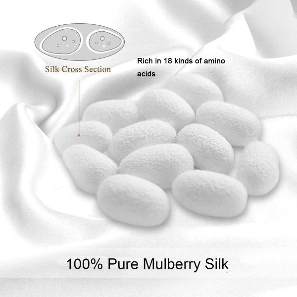 22mm Silk Pajamas Long Sleeve Pure Silk Sleepwear Pajama Set