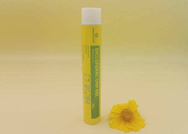 BS Standard Medicine Tube , Aluminum Pharmaceutical Metal Squeeze Tubes