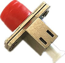 LC Female To FC Male UPC Singlemode Simplex Hybrid Adapter