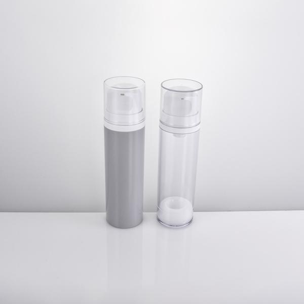 Transparent plastic airless pump bottle 120&150ml China manufacturers empty primary cosmetic&skincare packaging
