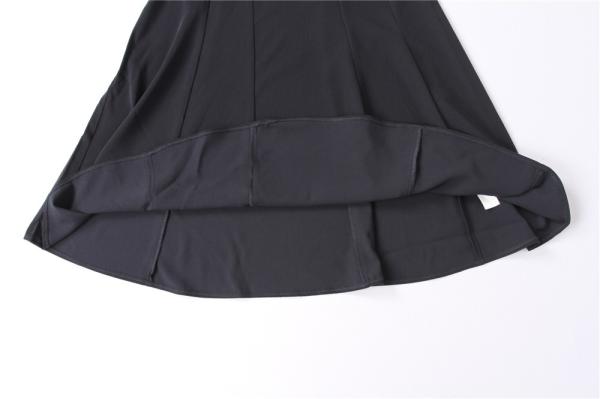 100% Polyester Ladies Dress Clothing Sleeveless Black Short Dress Casual
