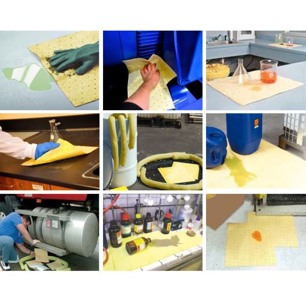 40x50 cm Polypropylene Absorbent Pads with 1.3KG Absorption Capacity for Industrial Spill Control