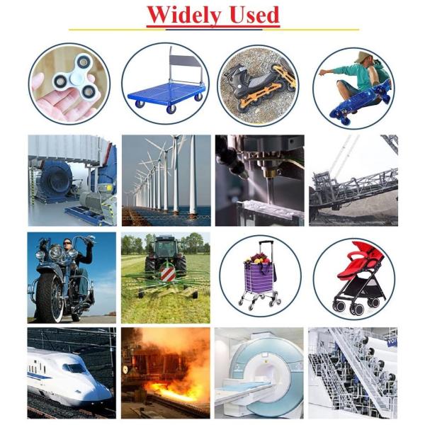 9x24x7mm Electric Motor Bearing Double Rubber Seal 609 2RS Bearing P6 P5