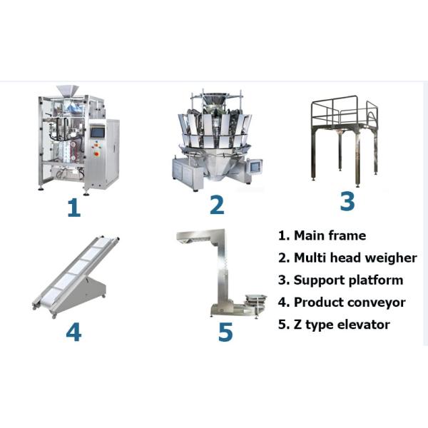 Представление стабилизированного пакета машины упаковки 500г соли 1кг красивое высоко точное