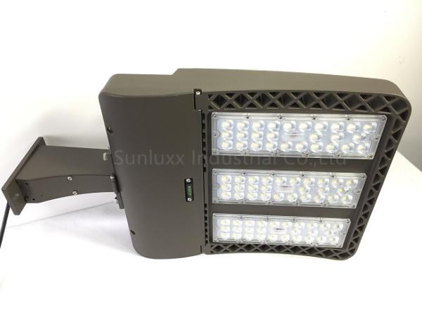 Fan - Shaped LED Shoebox Retrofit Kit , 36000LM 300W LED Parking Lot Light Fixtures