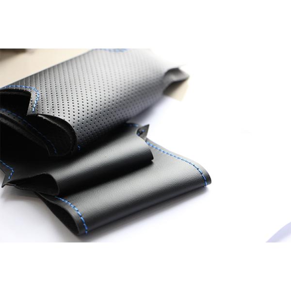 ONE Car ONE Template Black PU Leather Hand Sewing Steering Wheel Cover for BMW F10 523Li 525Li 2009 730Li 740Li 750Li