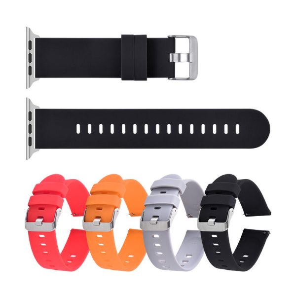 SHX-098 Buckle Elastic Silicone Watch Strap · Suitable For Huawei And Apple Watches | OEM/ODM