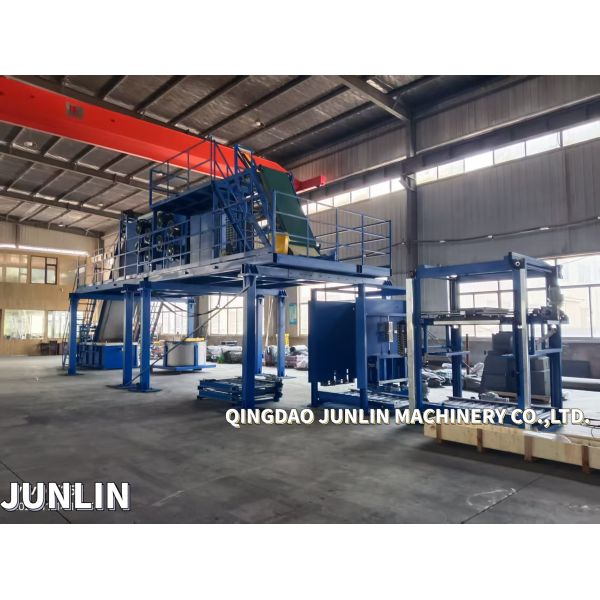 Overhead Batch Off Cooler with Auto Stacking and Cutting for Rubber Sheet Cooling