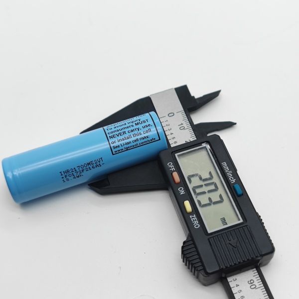 INR21700M52V 21700 Cylindrical Cells 3.69V 19Wh 3C Rechargeable Lithium Ion Battery
