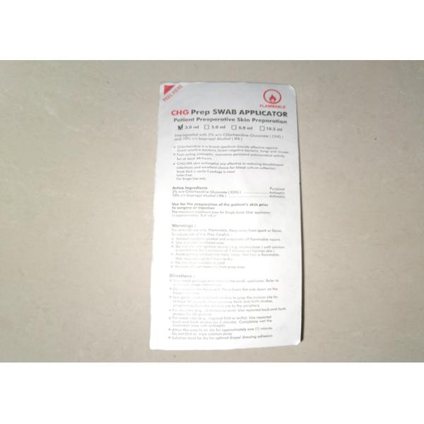 Sterile Antiseptic Swab CHG Skin Prep Foam Sponge Applicator