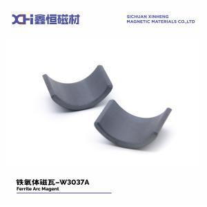 Hard Strontium Tile Arc Segment Ferrite Magnets For Motor For Automobile Blower