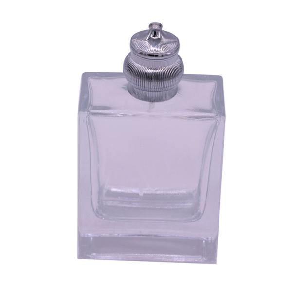 Bottle Mouth 24mm * 36mm Diamond Zamac Perfume Cap For Antique Perfume Bottles