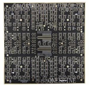 2 Layer Black Soldermask PCB Board FR4 CEM-3 Material