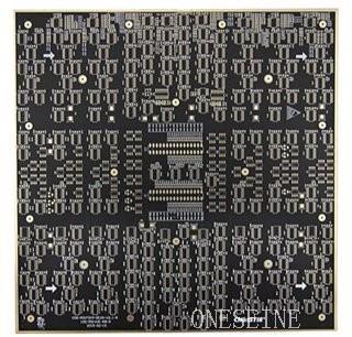 2 Layer Black Soldermask PCB Board FR4 CEM-3 Material