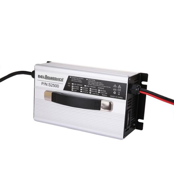 Smart Version Fast Charging Battery Pack Charger with 84VAC Output and Aluminum Shell