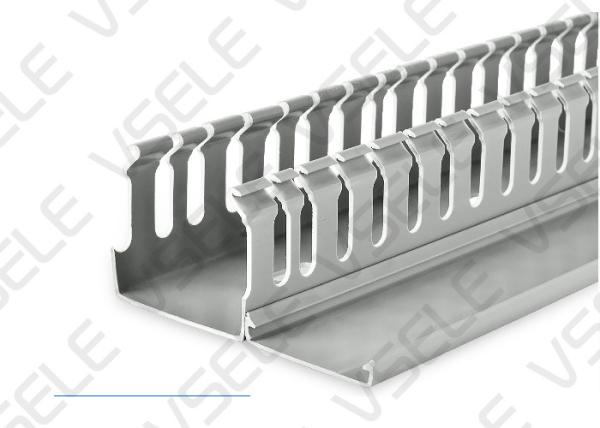 Concealer Open Slot Industrial Cable Ties / Duct Cover To Hide Wall Mount TV Cords