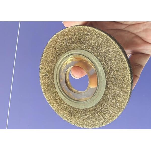 125MM OD Stainless Steel Circular Encapsulated Wire Brush in Heavy Duty Cleaning