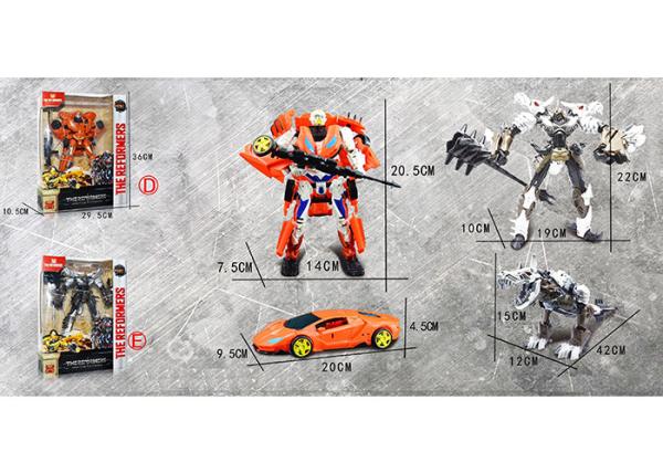 9  Plastic Transformers Car Robot Toys / Action Figure Dinosaur Transformer Toy