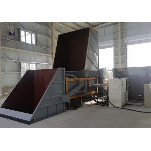 Horizontal  200-500T Smart Bin Auger Marine Solid Hydraulic  Refuse Trash Waste Garbage Compactor