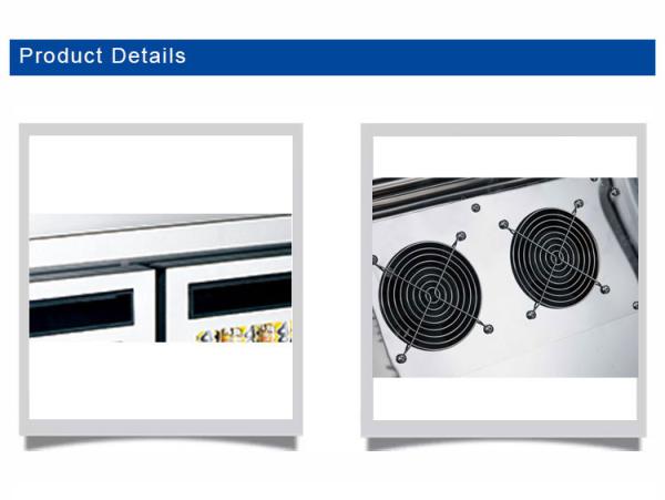 Sistema de refrigeração do bar do hotel Ventilador de refrigeração 130KG N.W 180L Capacidade 340W Potência 4-8.C Temperatura