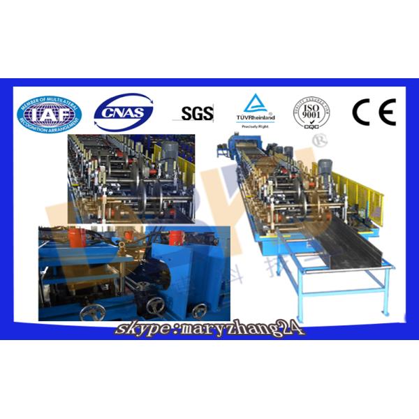 Automatic 50hz 380v Steel Cable Tray Roll Forming Machine Plc Control
