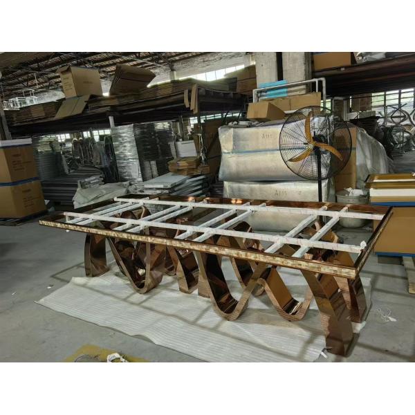 Роскошный индивидуальный столик из нержавеющей стали Пьедестал фальшивый мраморный обеденный стол для домашнего и коммерческого использования