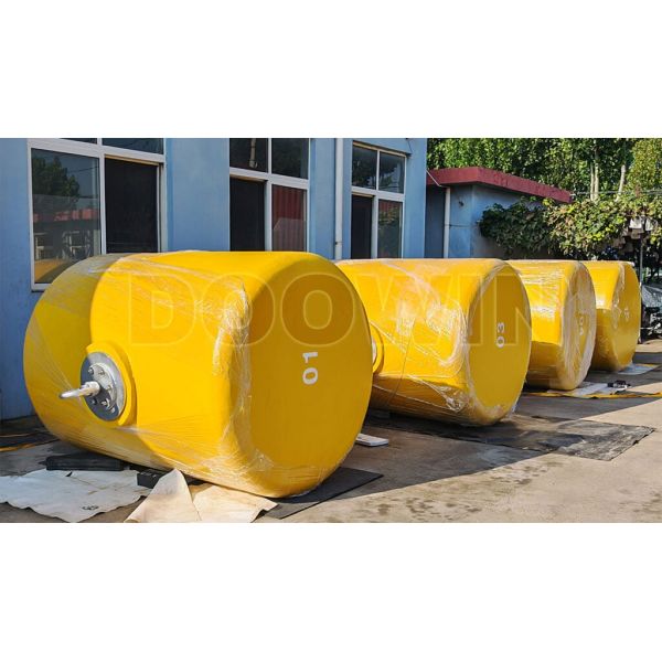 Polyurethane Elastomer General Surface Buoys Orange Single Point Mooring Buoy Customized